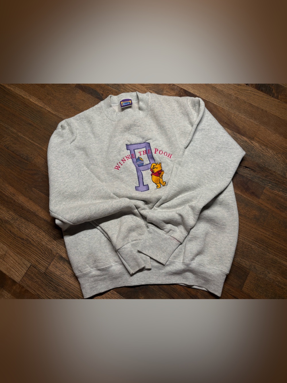 Vintage Winnie the Pooh Grey Crewneck Sweatshirt